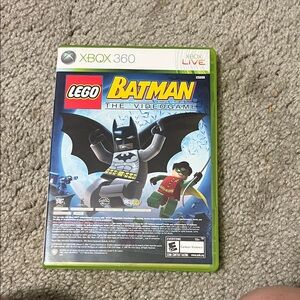 LEGO Batman: The Videogame for Xbox 360 - Blue and Black Cover